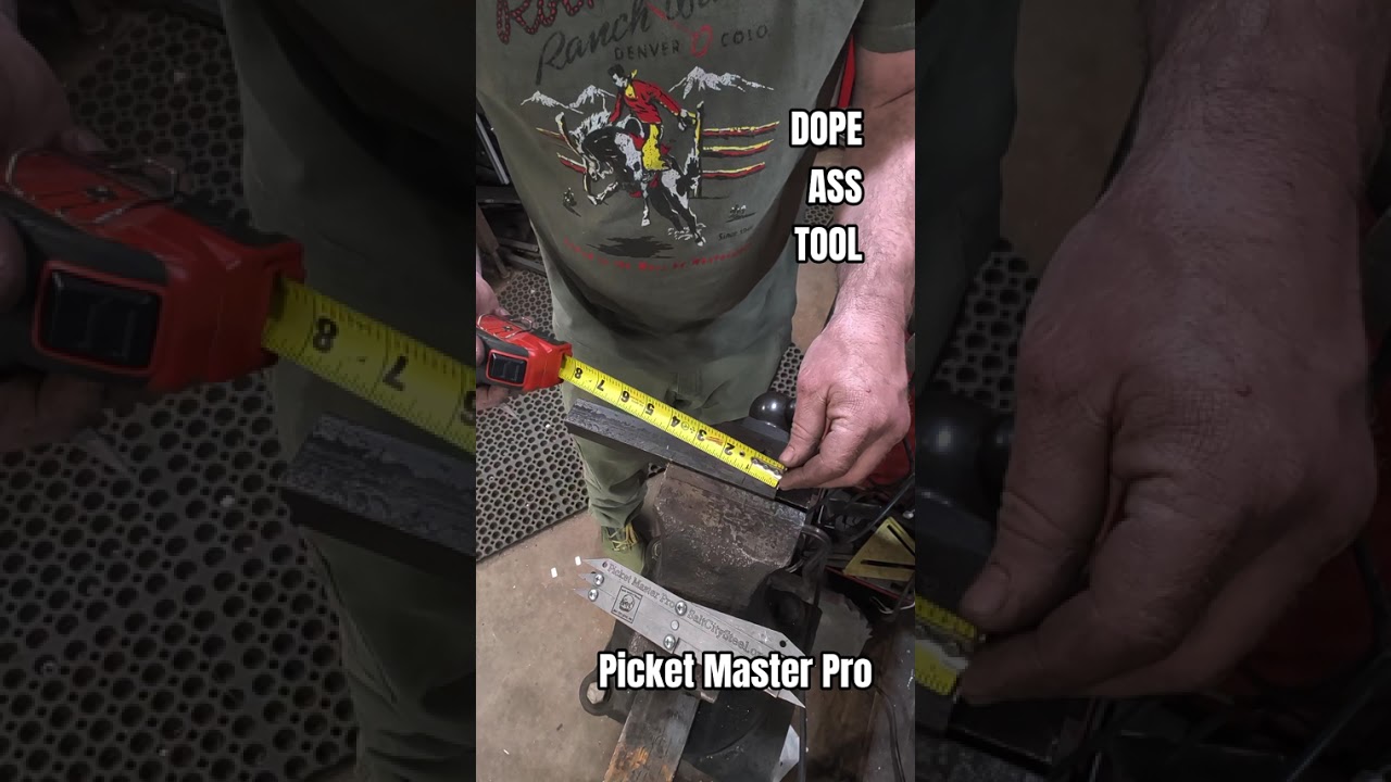 dope ass tool the Picket Master Pro center finder and equal spacing layout tool