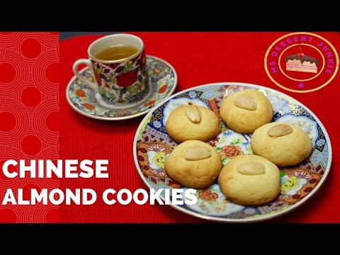 CHINESE ALMOND COOKIES RECIPE | LUNAR NEW YEAR | MsDessertJunkie