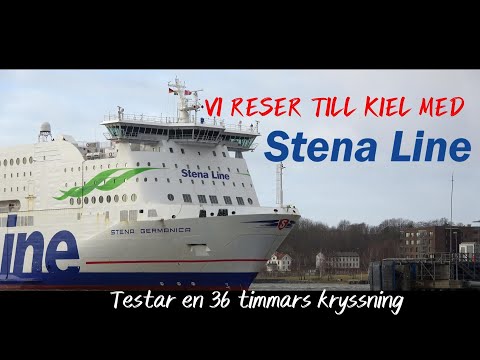 Vi reser till Kiel med Stena Germanica från Göteborg. Vi testar en 36 timmars kryssning!