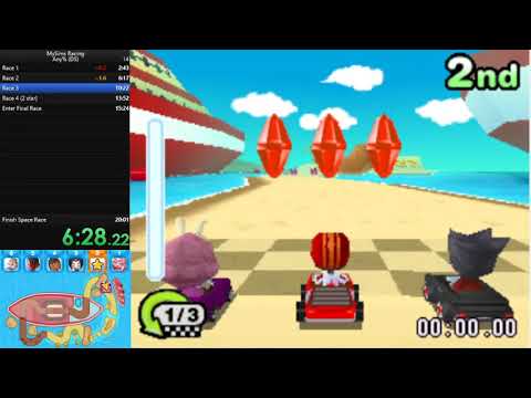 MySims Racing DS speedrun in 19:07