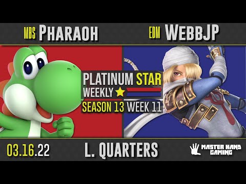 PSW S13:W11 - MBS | Pharaoh (Yoshi) vs EDM | WebbJP (Sheik) - L Quarterfinals
