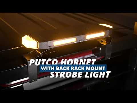 Putco Hornet LED Rooftop Strobe Light Bar with BackRack Mount!!