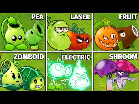 Plants Vs Zombies 2 Final Boss - Team RANDOM Plants Power-Up! vs PvZ2 All Bosses Fight