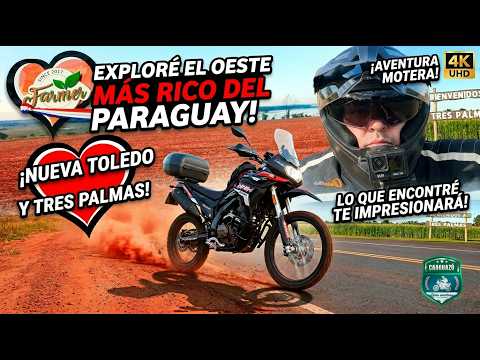 Viajé por la ruta del progreso en Caaguazú y me encontré con esto... 🏍️🇵🇾 (De Vaquería a Campo 9)