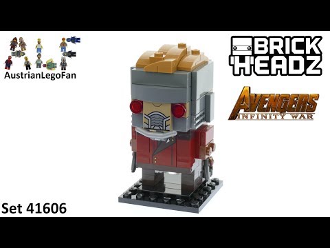 Vidéo LEGO BrickHeadz 41606 : Star-Lord