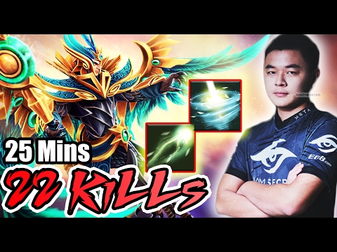 8x Streak KiLLs Begin - End 22 KiLLs in 25 Mins - MidOne Dota 2 7.02