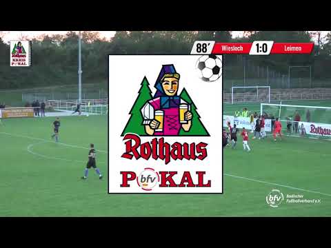 Finale bfv-Rothaus-Kreispokal Heidelberg: 1. FC Wiesloch - VfB Leimen