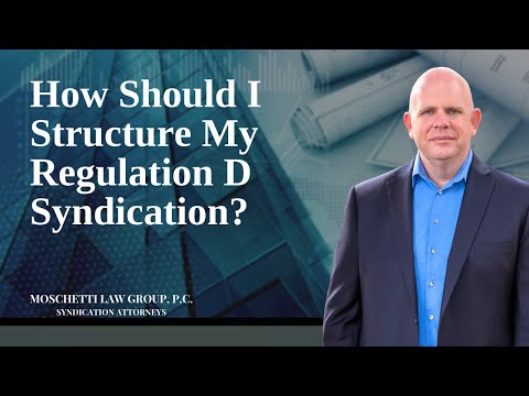 How do you structure a Regulation D Rule 506 offering? Watch this video to find out. If you are ready to schedule a free consultation with an attorney for your syndication, feel free to contact me.