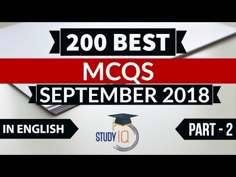 200 Best current affairs September 2018 in ENGLISH Set 2 - IBPS PO/SSC CGL/UPSC/IAS/RBI Grade B 2018