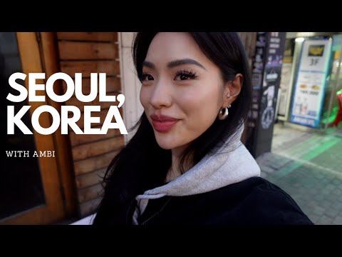 COREIA VLOG | comida de rua, tratamento facial, compras vintage, sobremesas, mini relações públicas