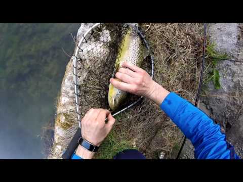 Forelen angeln auf wobbler und spinner / Ribolov na Pastrmku na Plivi