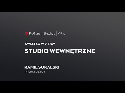 Światło w V-Ray: Studio wewnętrzne