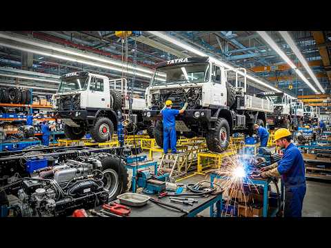 This Is How A TATRA Truck Is ACTUALLY Built | Amazing truck production line