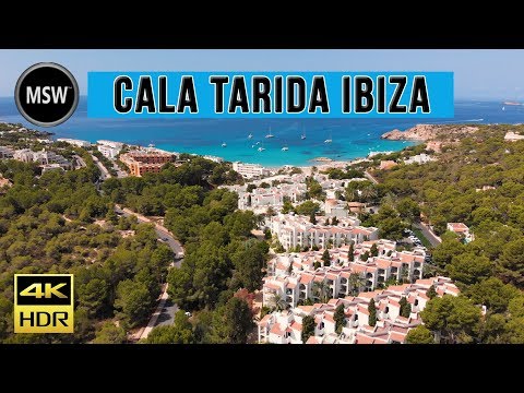 Cala Tarida Ibiza by Drone, The Mavic Air in 4k