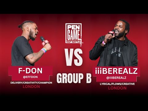 F-DON vs iiiBEREALZ | PenGame Rap Battle 2024