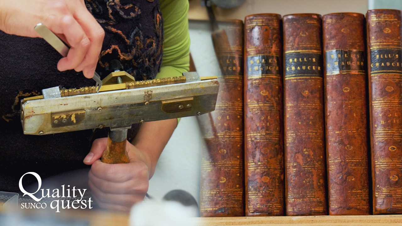 Hand Bookbinding like in Harry Potter's world— Inside Wyvern Bindery, Hoxton, London