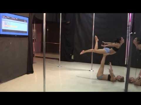 Dupla Carla Wainer e Priscila Neres -Seletiva Campeonato Brasileiro e Brasileiro  de pole dance 2013