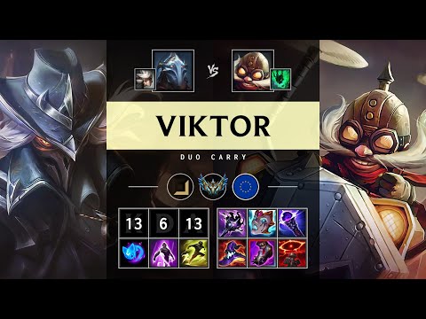 Viktor Carry vs Corki: Unstoppable - EUW Challenger Patch 25.S1.2