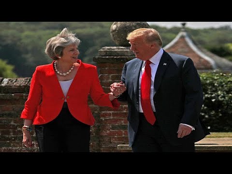ماي ترامب نصح بريطانيا ب "مقاضاة" الاتحاد الأوروبي