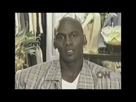 Michael Jordan (Retired, Age 36) On Larry King Live (1999)
