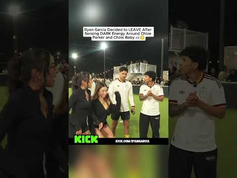 Ryan Garcia Decided to LEAVE After the Vibe Felt OFF 😳#ryangarcia #chloeparker