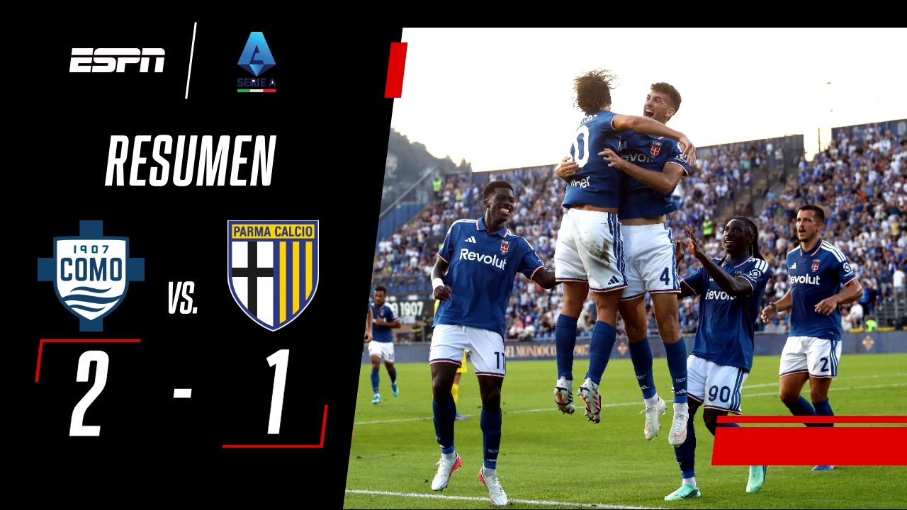 PAZ Y PERRONE METIERON ASISTENCIAS EN EL TRIUNFO DEL COMO | Como 2-1 Parma | RESUMEN