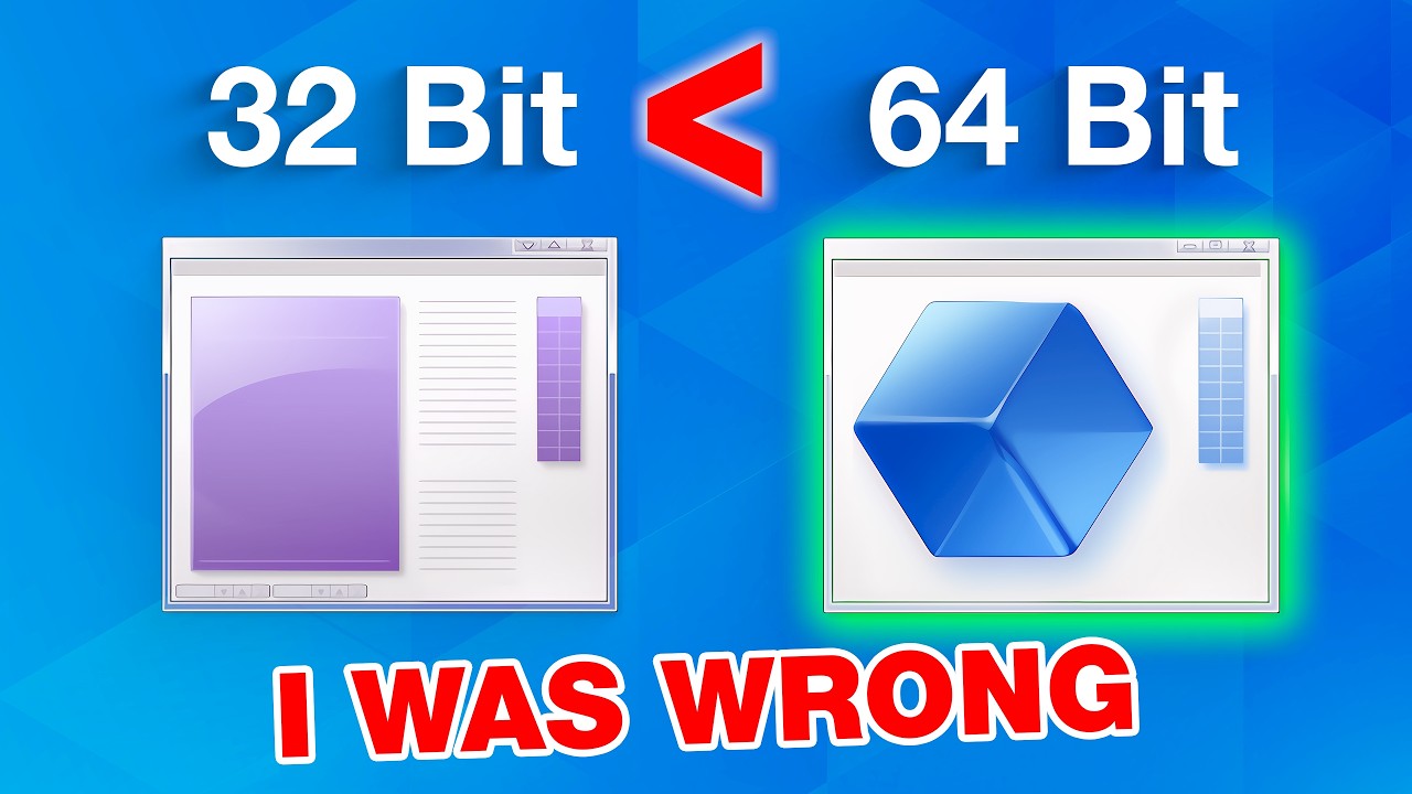 I Was WRONG About 32-Bit Apps