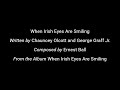 When Irish Eyes Are Smiling with Lyrics (Bing Crosby: When Irish Eyes Are Smiling 1952)