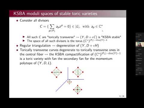 Hulya Arguz - The KSBA moduli space of stable log Calabi-Yau surfaces