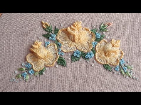 BOUQUET 0F ROSES  Easy stitches for begginers