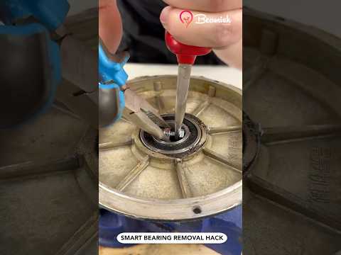Bearing removal method #bearing #removal #tools #hacks