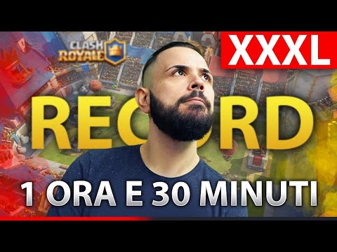 1 ORA e 30 di CLASH ROYALE in LADDER ... VI LASCIO immaginare!