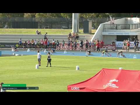 Girls U16 200m Timed Final 3: 2022/23 State Track and Field Championships