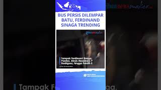 Bus Persis Solo Dilempar Batu, Nama Ferdinand Sinaga Trending, Jadi yang Pertama Datangi Pelaku