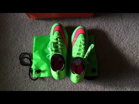 Nike Mercurial Superfly 4 Electric Green Unboxing +On feet