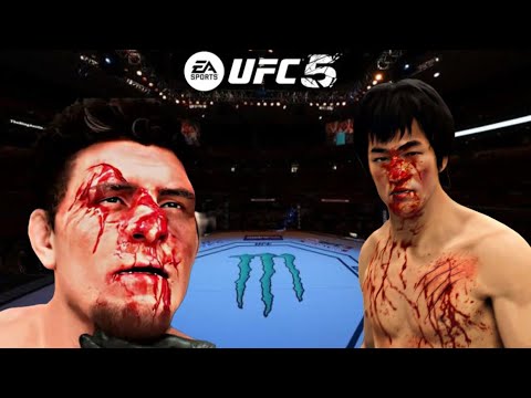 BRUCE LEE VS NICK DIAZ *INSANE*😱 (EA SPORTS UFC 5) UFC KNOCKOUTS | BRUCE LEE FIGHT | BRUCE LEE | UFC