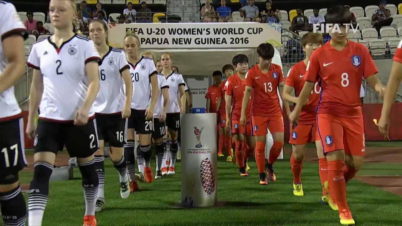 Resumo do República da Coreia [Feminino S20] 0 vs Alemanha [Feminino S20] 2 2016
