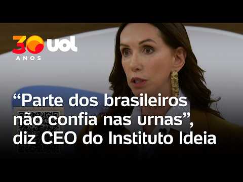 Parte dos brasileiros não confia nas urnas; maioria vota em Flávio, diz CEO do Instituto Ideia