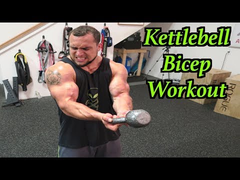 Intense 5 Minute Kettlebell Bicep Workout