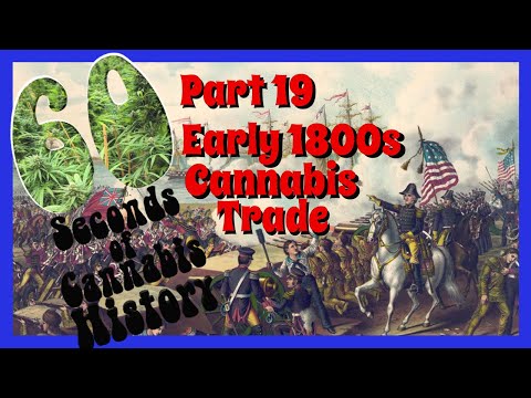60 Seconds of Cannabis History Part 19 - Early 1800s Cannabis Trade