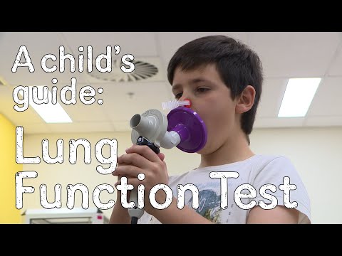 A child's guide to hospital: Lung Function Test