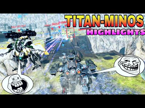 War Robots New Titan Minos Gameplay | PRO KILLERS