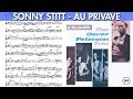 Sonny Stitt Blues Solo on "Au Privave" - Solo Transcription for Alto Sax (Eb)