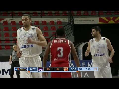 AdmiralBet ABA League 2022/23 highlights, Round 10: MZT Skopje Aerodrom – Borac Mozzart (10.12.2022)