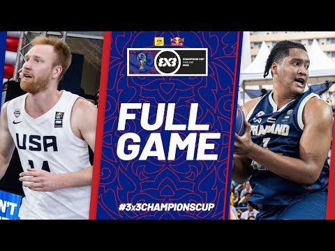 USA  🇺🇸 vs Thailand 🇹🇭 | Men | Full Pool Game | FIBA 3x3 Champions Cup 2025