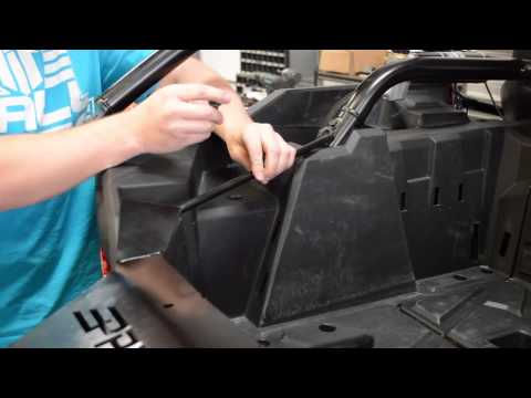 Polaris RZR XP 1000 Spare Tire Carrier Installation by PRP Seats