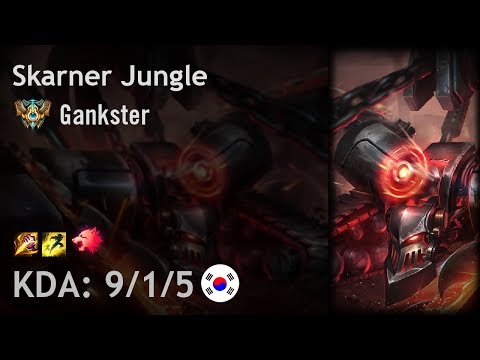 Skarner Jungle vs Fiddlesticks - Gankster - KR Challenger Patch 8.5
