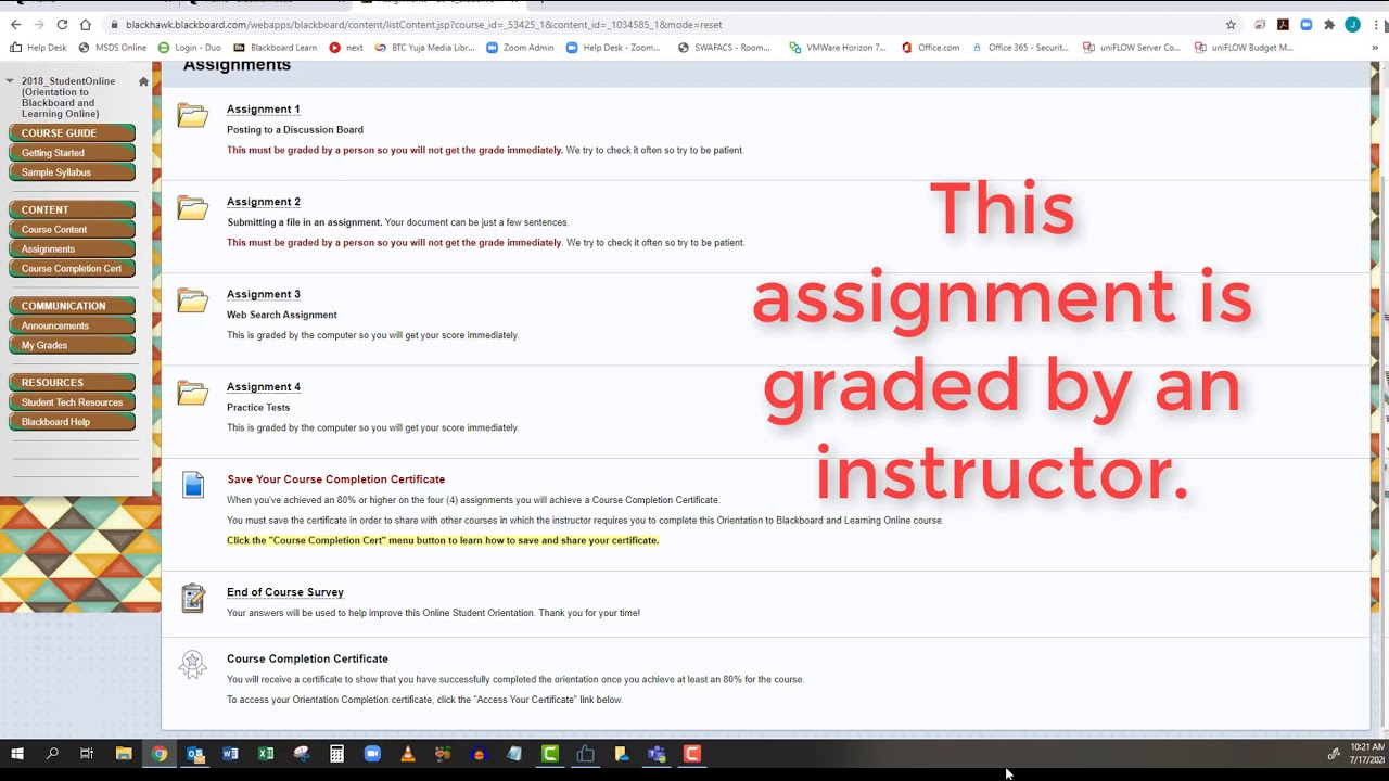 MyBTC Blackboard Orientation | Blackhawk Technical College