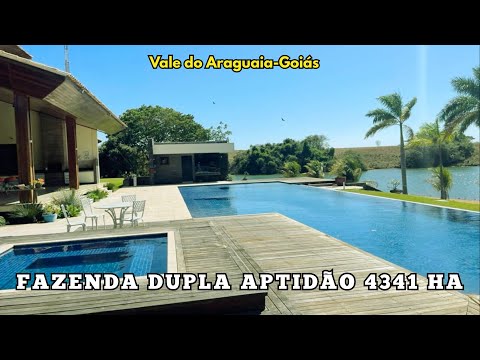 Fazenda de Alto Padrão no Vale do Araguaia – 4 341 Hectares em São Miguel do Araguaia GO!