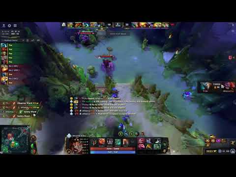 Lion gets deleted by Wraith King #TI10 Alliance vs T1 Game 1 Lower Bracket